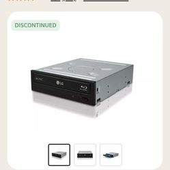 LG Black 16X BD-R 2X BD-RE 16X DVD+R 5X DVD-RAM 12X BD-ROM 4MB Cache SATA Blu-ray Burner WH16NS40 - OEM
