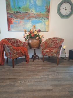 Pier I Accent Floral Design Chairs