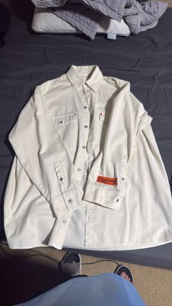 Heron Preston Oversize Shirts Jacket Sz L Like New