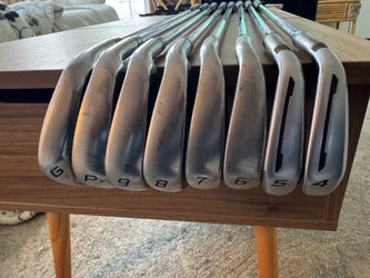 Customs set of cobra and Taylormade irons