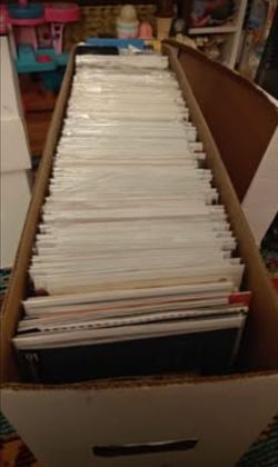 Long Box of Comics