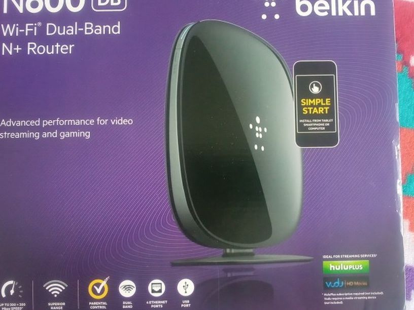 Belkin N600 Wifi DB N+ Router