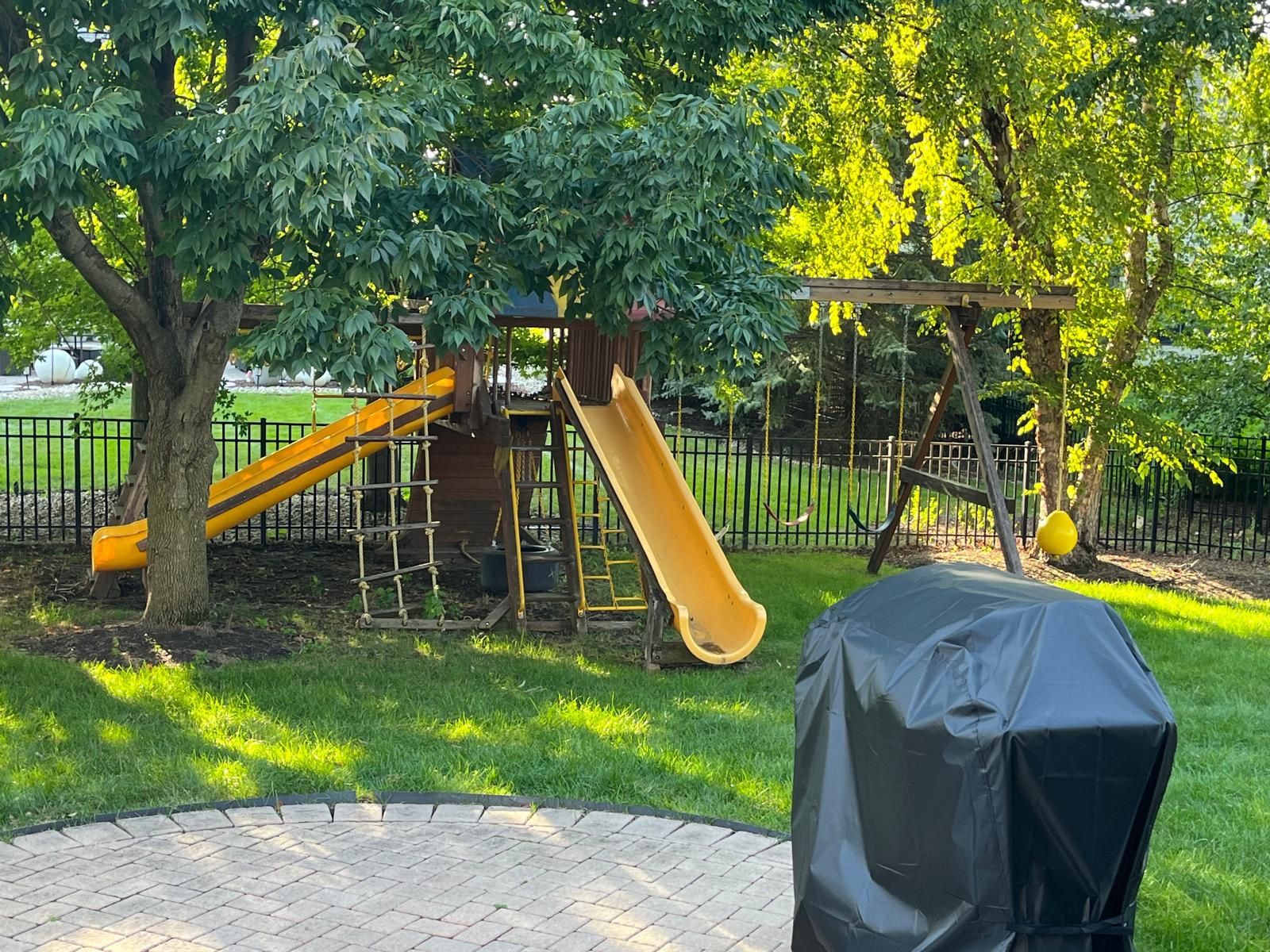 Backyard Playground and Swing Set
