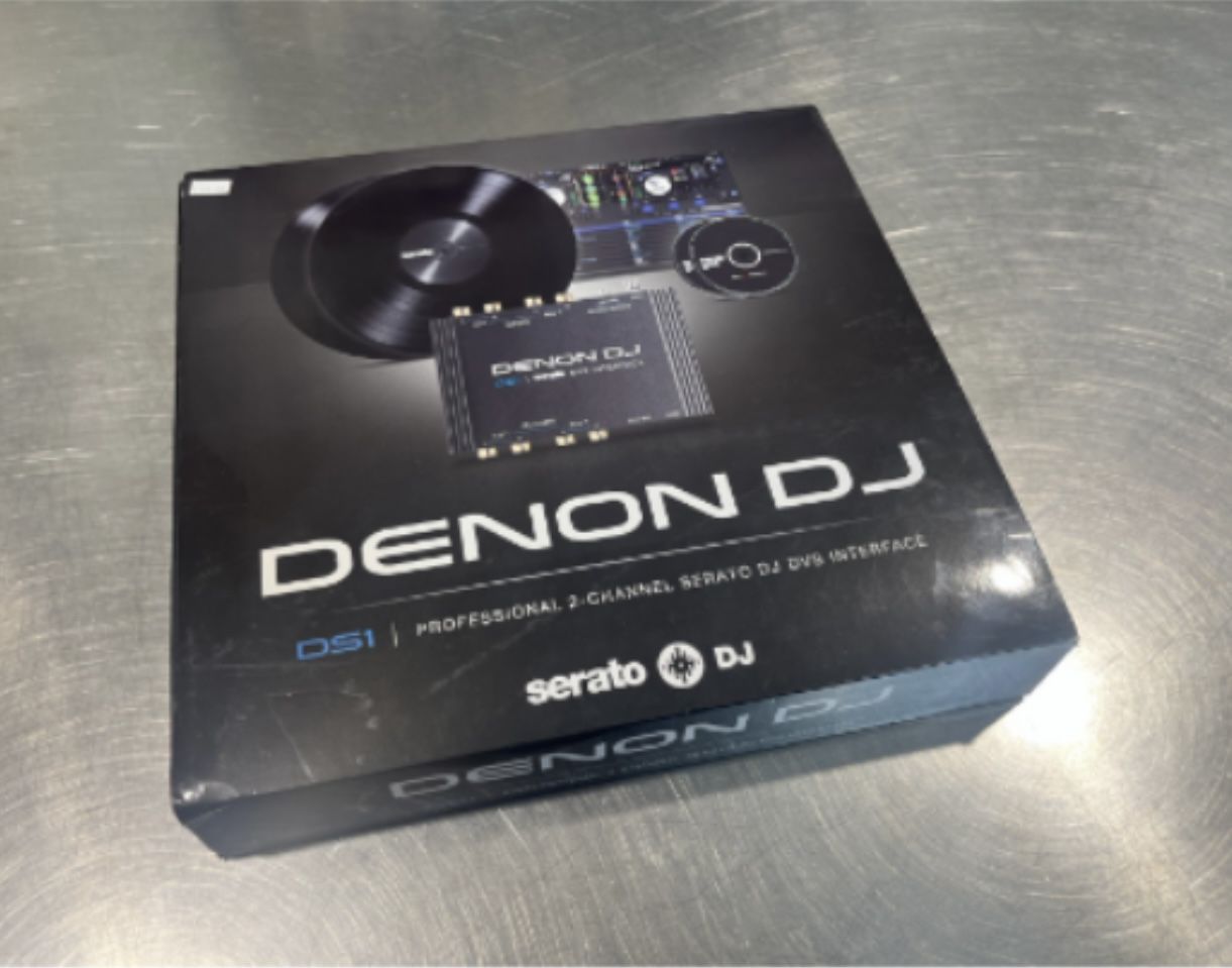 DENON DJ DS1 Professional 2-Channel Serato DJ DVS Interface w/ Accessories