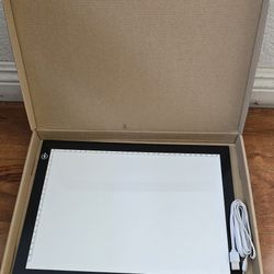 A4 Portable LED Light Box Tracing, Sketch Drawing Light Pad, USB Power, Adjustable Light