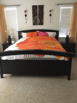 California king bedroom set. 2 night stands, dresses with mirror