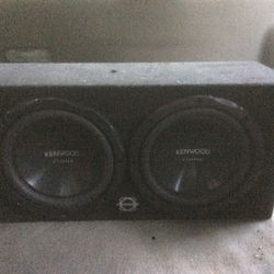 2 10in Kenwood Subwoofers 