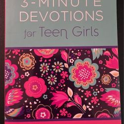 NEW BOOK 3-Minute Devotions for Teen Girls