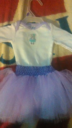 NB handmade tulie onesie dress