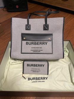 Burberry bag and wallet (bundle or separate) NEW