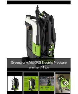 Greenworks 1900 PSI Electric Pressure Washer