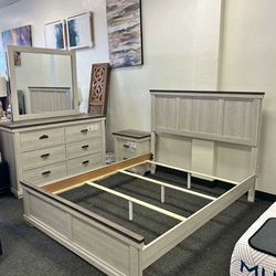 Queen 4 piece bedroom set