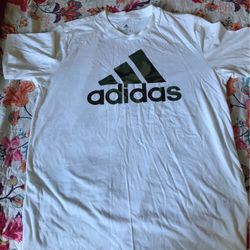 White Adidas Shirt 