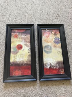 Wall Painting Black Frame