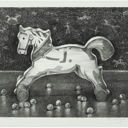 Monte Dolack “Toy Pony” -Signed