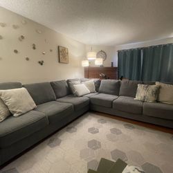 MUST GO! Sectional With Pillows 