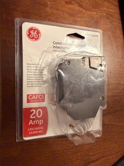 New 20amp AFCI GE Breaker
