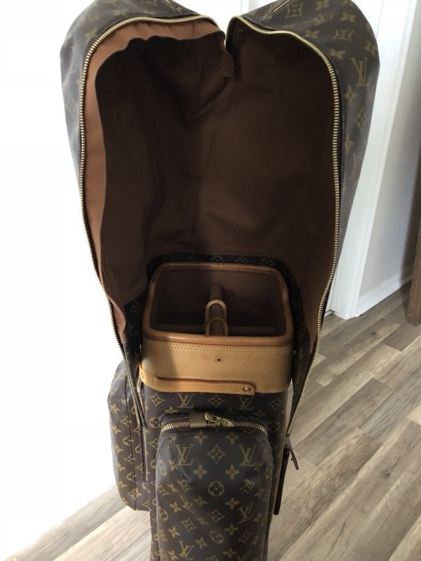 Louis Vuitton Rare Monogram Sac Golf Club Caddy Bag 862829