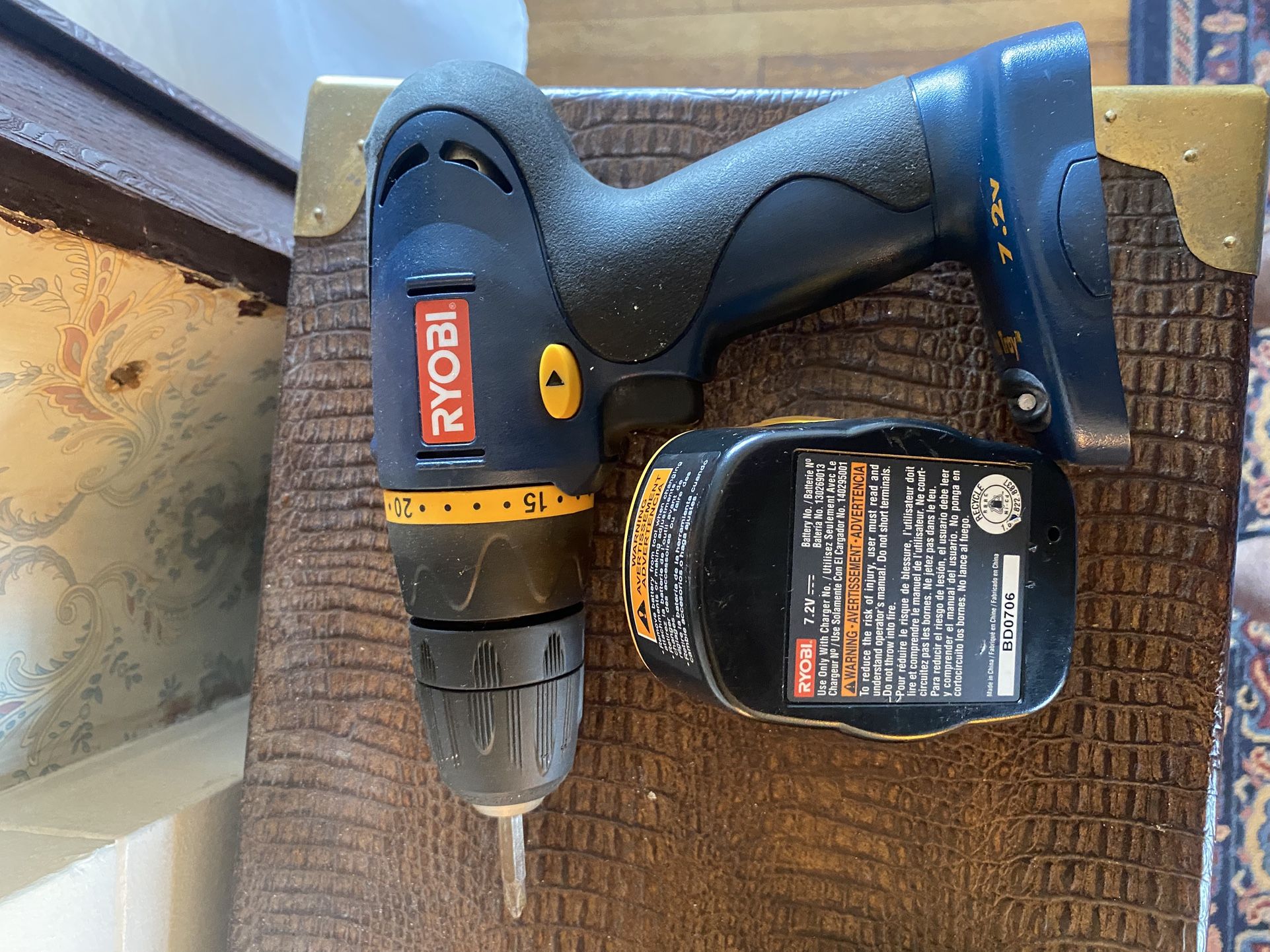 Ryobi Drill With Battery