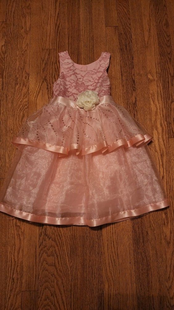 Special Occasion Fancy Girls Dress Size 6-7