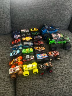 Monster jam trucks and Thomas the train
