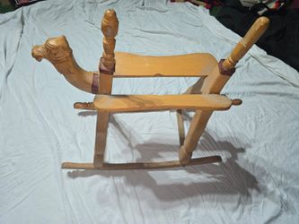 Wooden Camel Rocking Chair