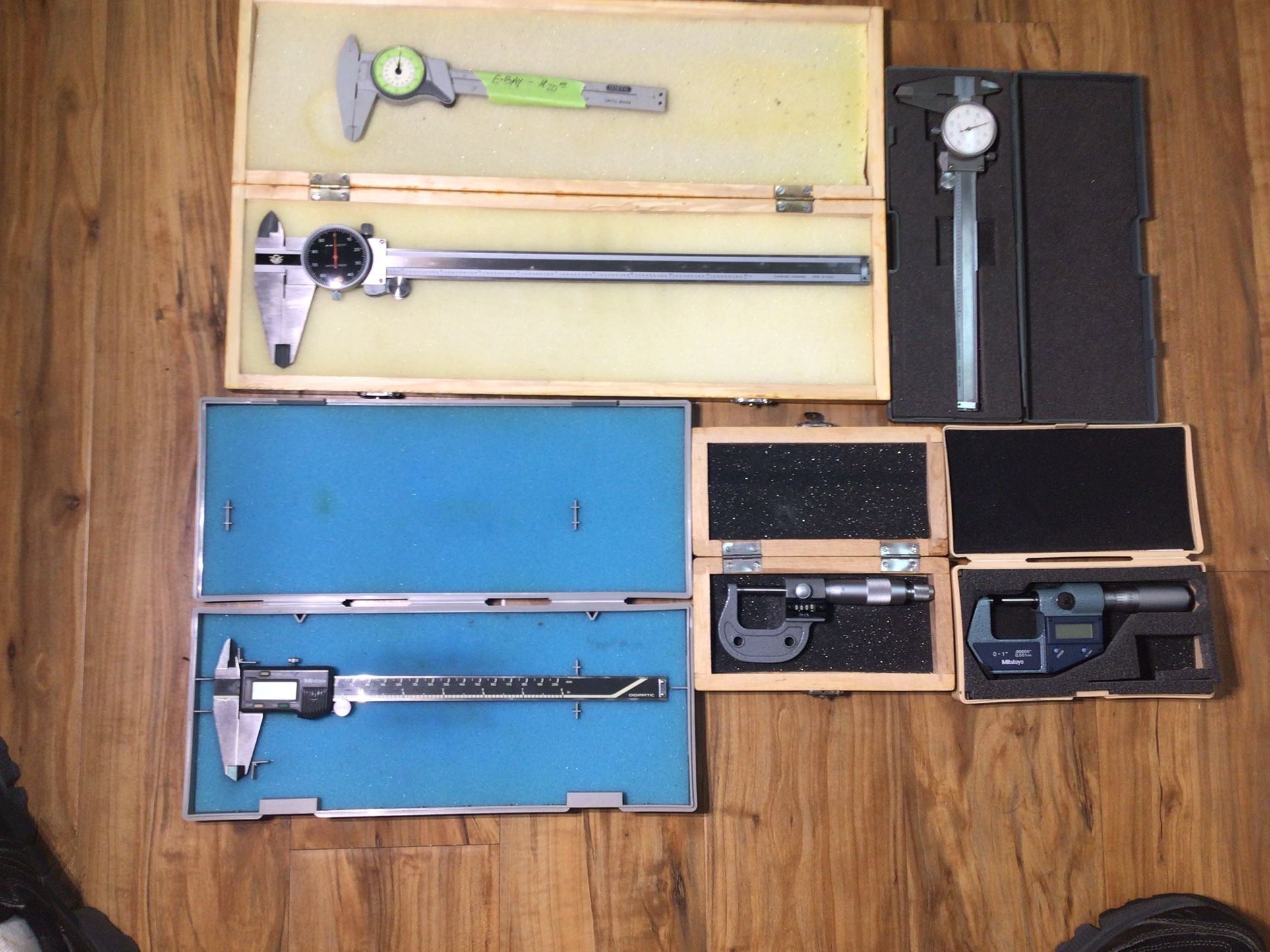 Assorted Calipers and Micrometers