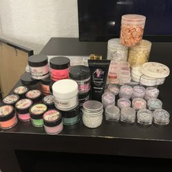 Nail acrylic and supplies 