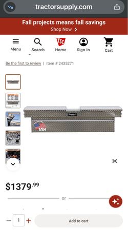 Toolbox from tractor supply