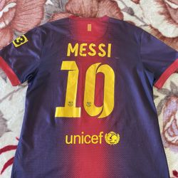 2012 MESSI Fc Barcelona Home Jersey 
