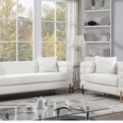 White, Bounce Sofa Set