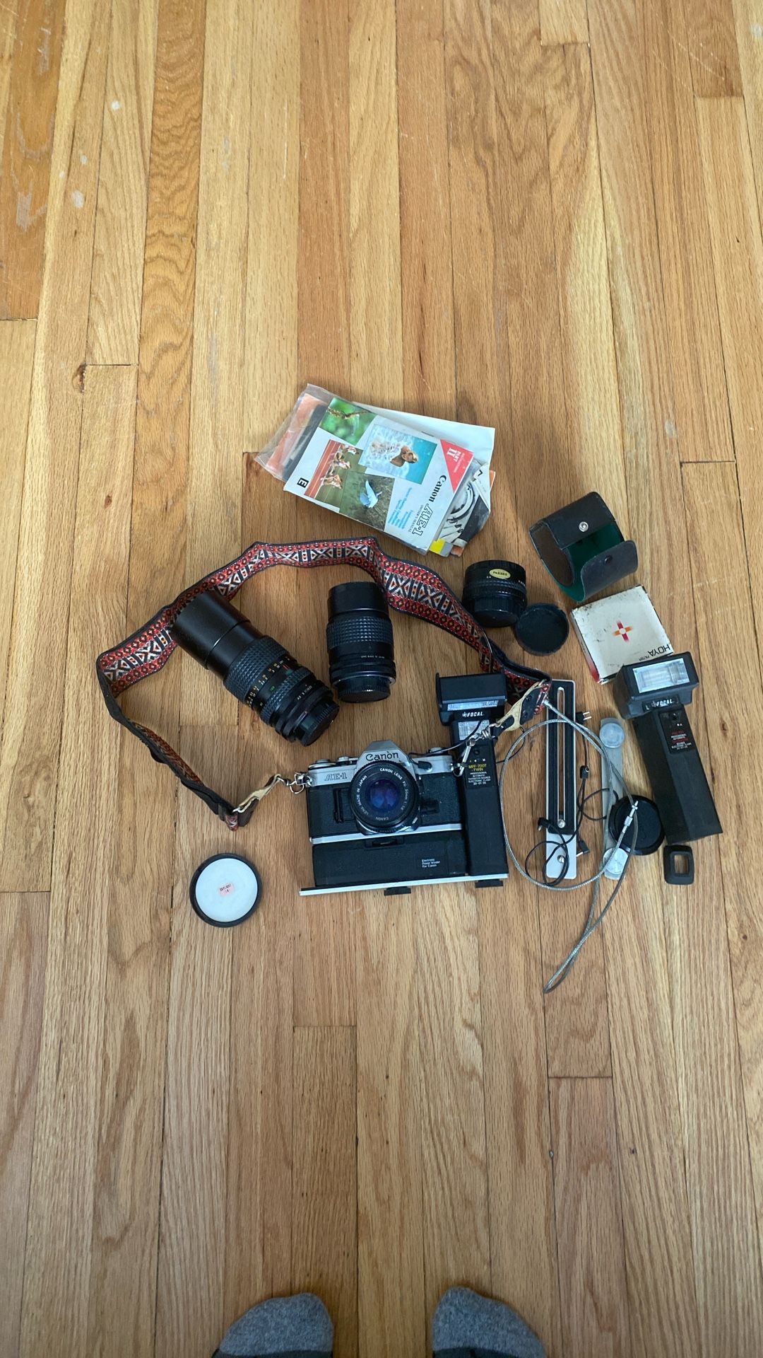 Canon camera and lenses Lot