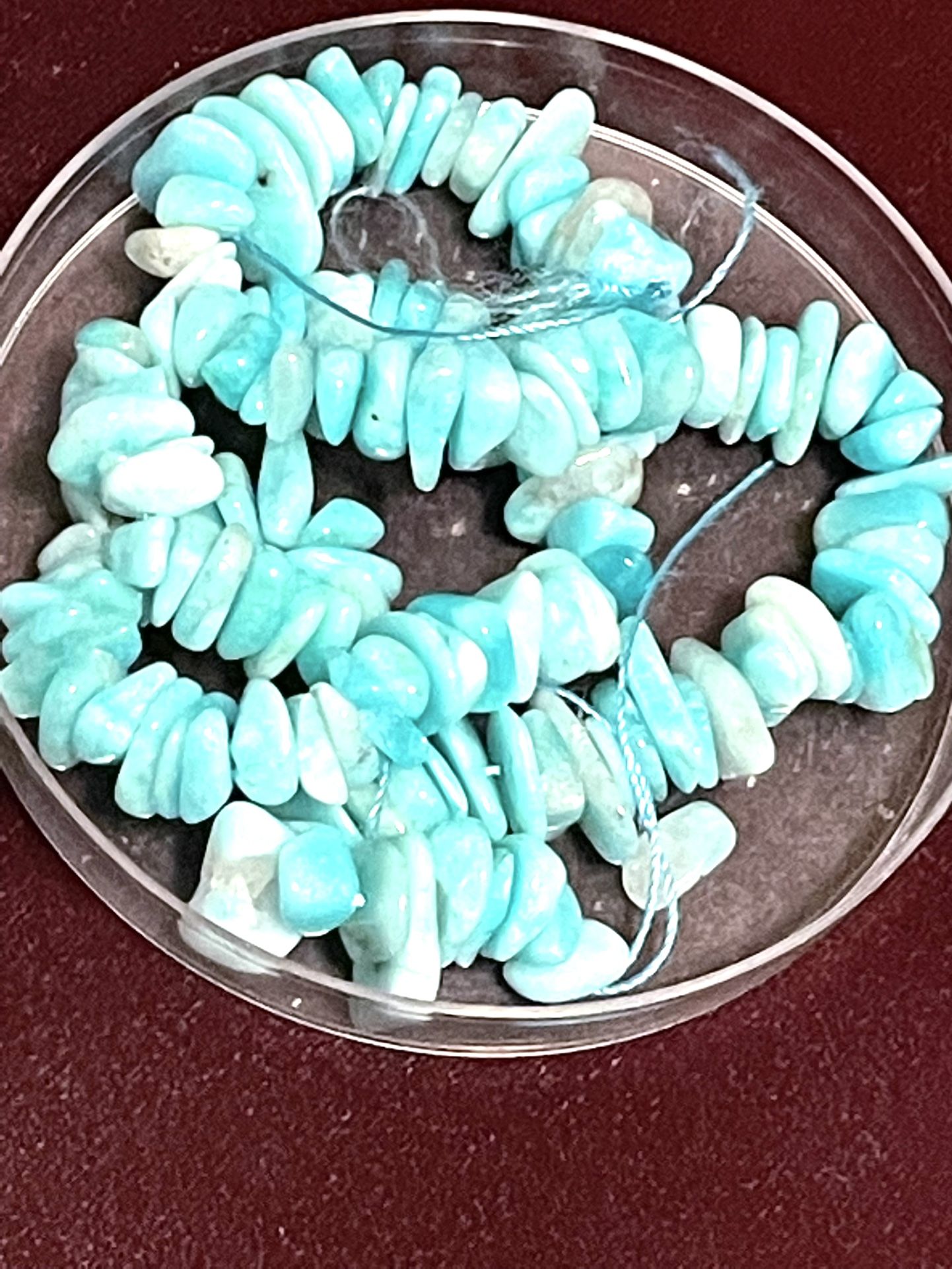16” Strand Of Amazonite Beads 208