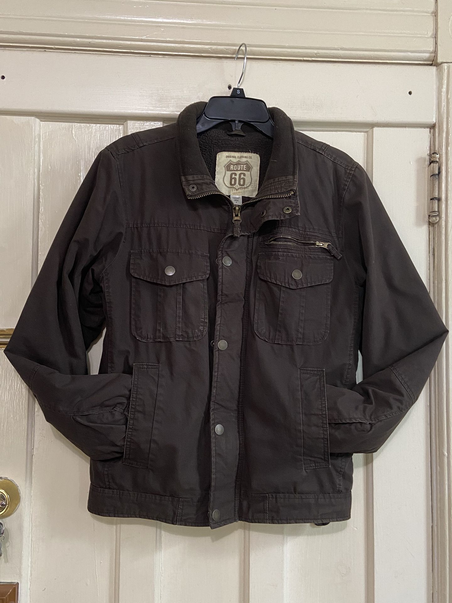 Route 66 Button/zippered Closure MENS vintage Jacket Size S