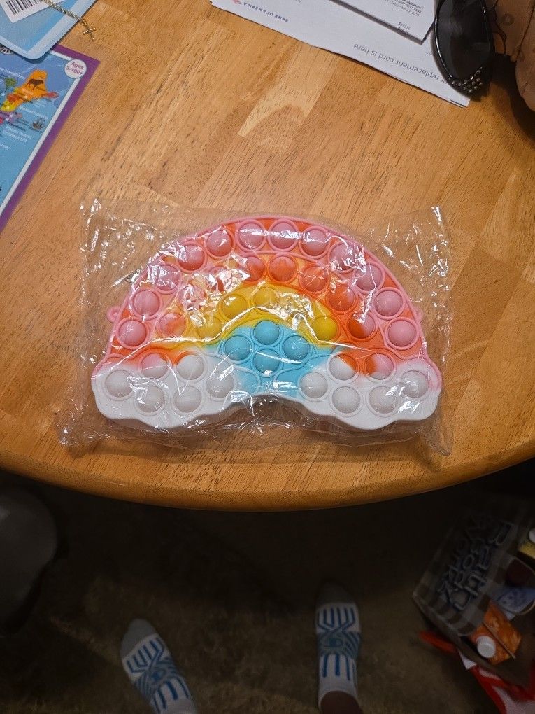 Rainbow Pop It Purse