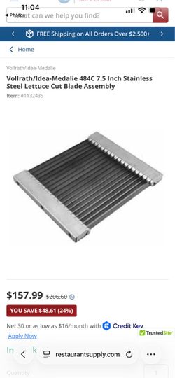 Vollrath 484C 7.5 Inch Lettuce Cut Blade Assembly