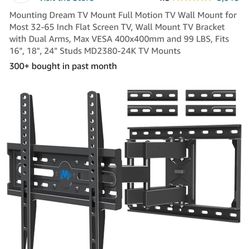 32-65 Full Motion Tv Wall Mount Brand New