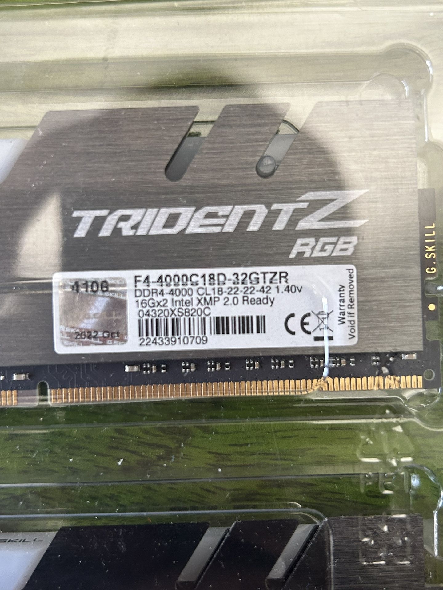 Trident Z DDR4 4000 Ram
