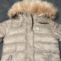 Abercrombie And Fitch Girls Kids Parka Coat