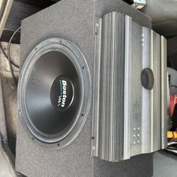 Sub And Amp Combo 