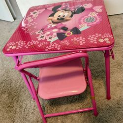 Minnie Mouse Toddler Table And 1 Chair 
