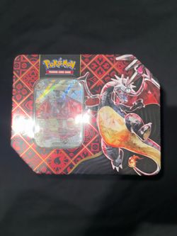 Pokemon Cards Charizard Paldean Fates Tin
