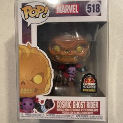 Cosmic Ghost Rider Funko Pop 2019 LACC Convention Exclusive Baby Thanos Marvel 518 with protector