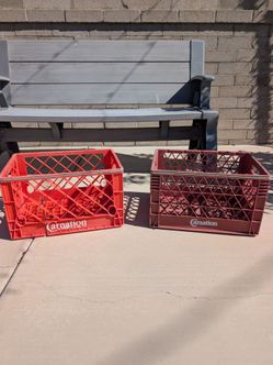 Carnation milk crates. $40 each O.B.O