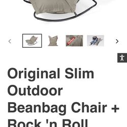 Beanbag  and metal rocker "FAT BOY" Brand