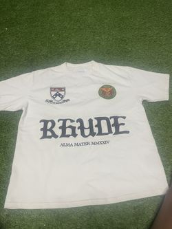 RHUDE White Shirt | Runway Script T-shirt