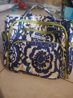 Jujube BFF cobalt blossom diaper bag