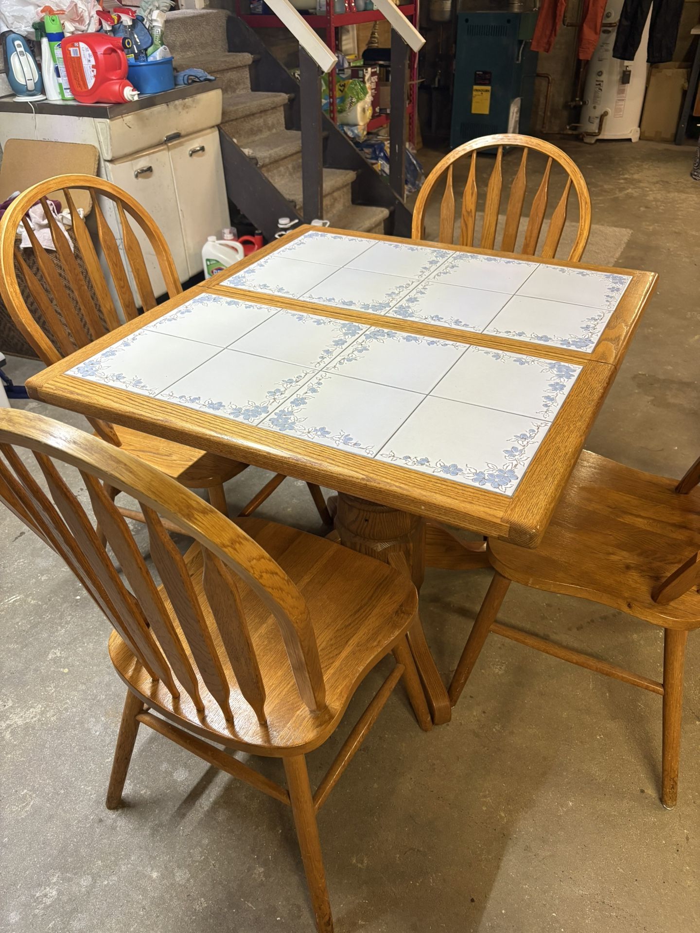 Oak Kitchen Table Set