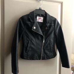 Soft Leather Jacket Size 6/7 Brand New / Justice