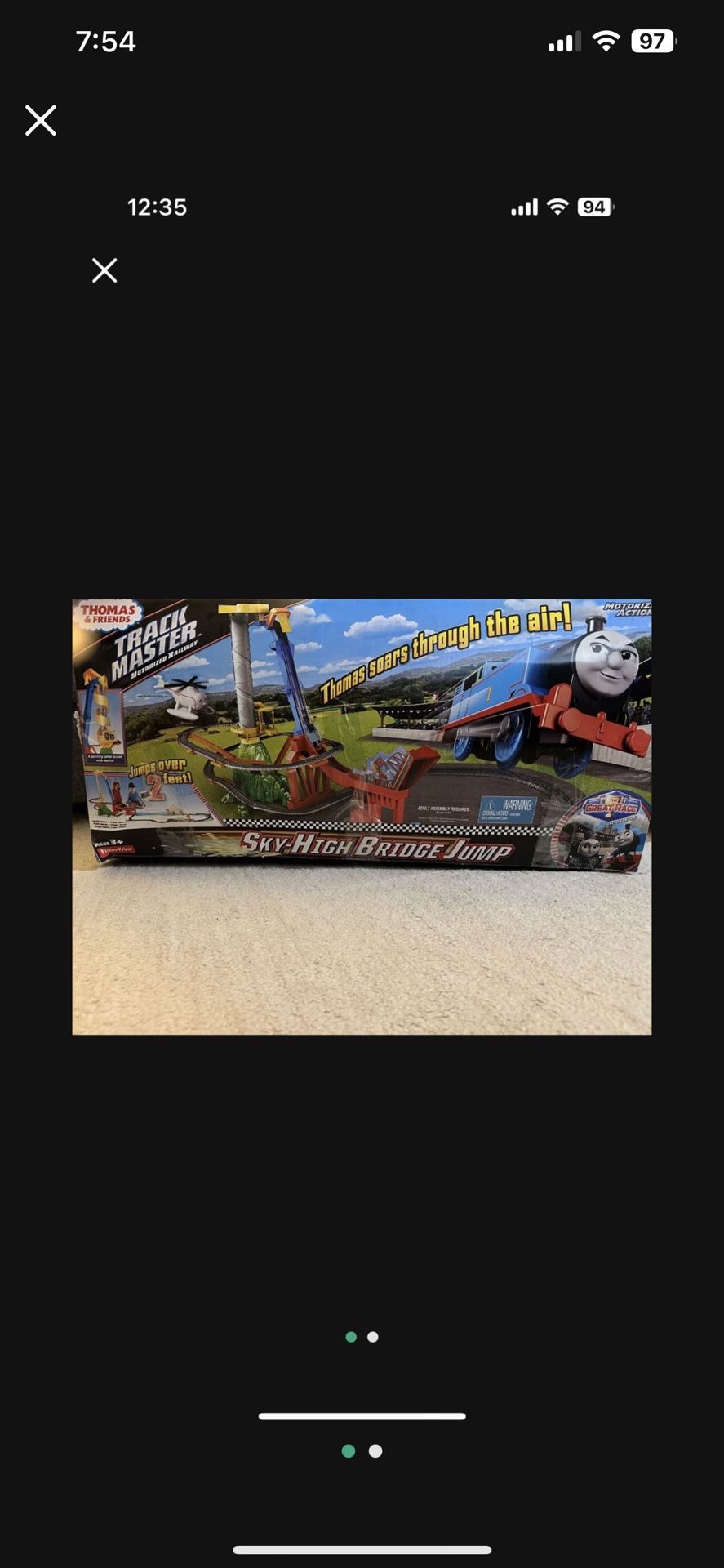 Used Thomas & Friends Sky-High Bridge Jump Set
